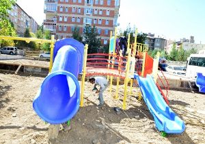 Yakutiye oyun alanlarına yoğunlaştı